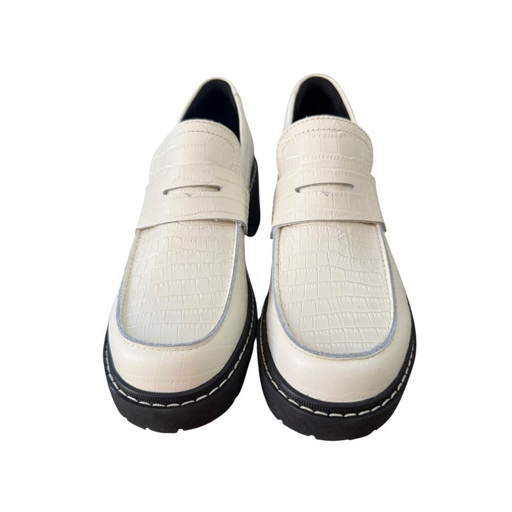 Sorel Joan Now City Loafer in Chalk/Black – Sz 8.5M - Picture 5 of 10